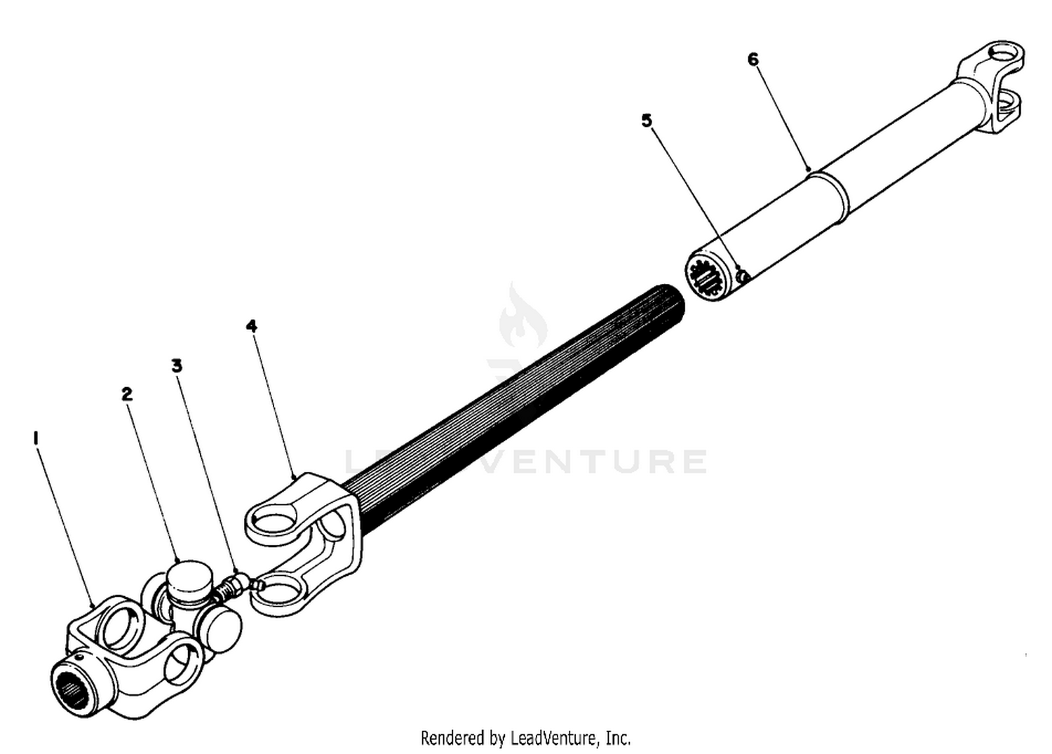 Drive Shaft Assembly N0. 62-4260