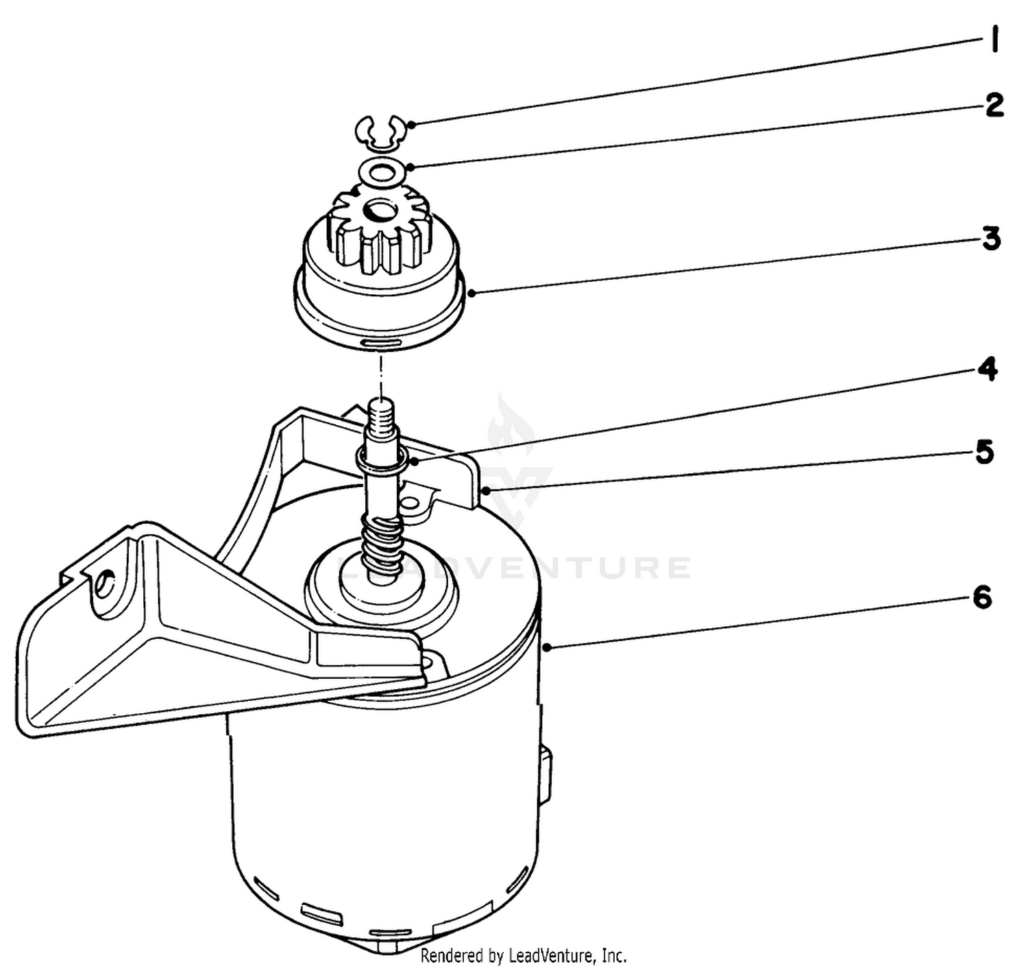 Starter Motor (model No. 20673)