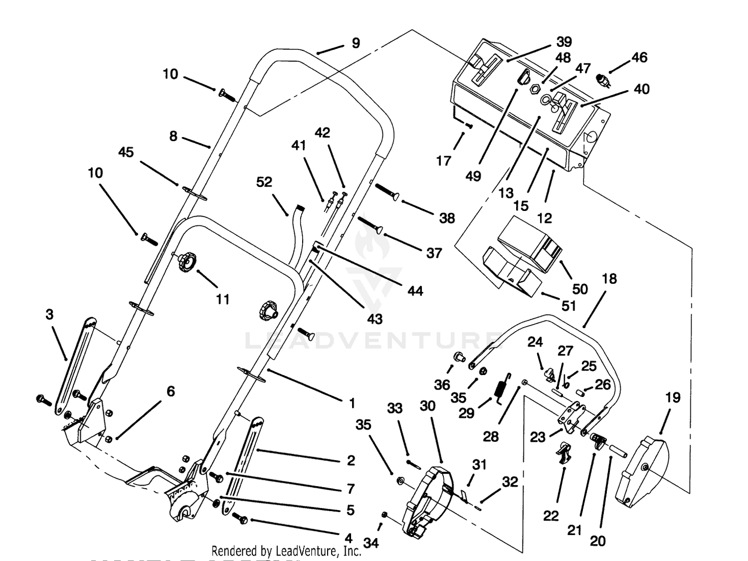 Handle Assembly (model No. 20466 Only)