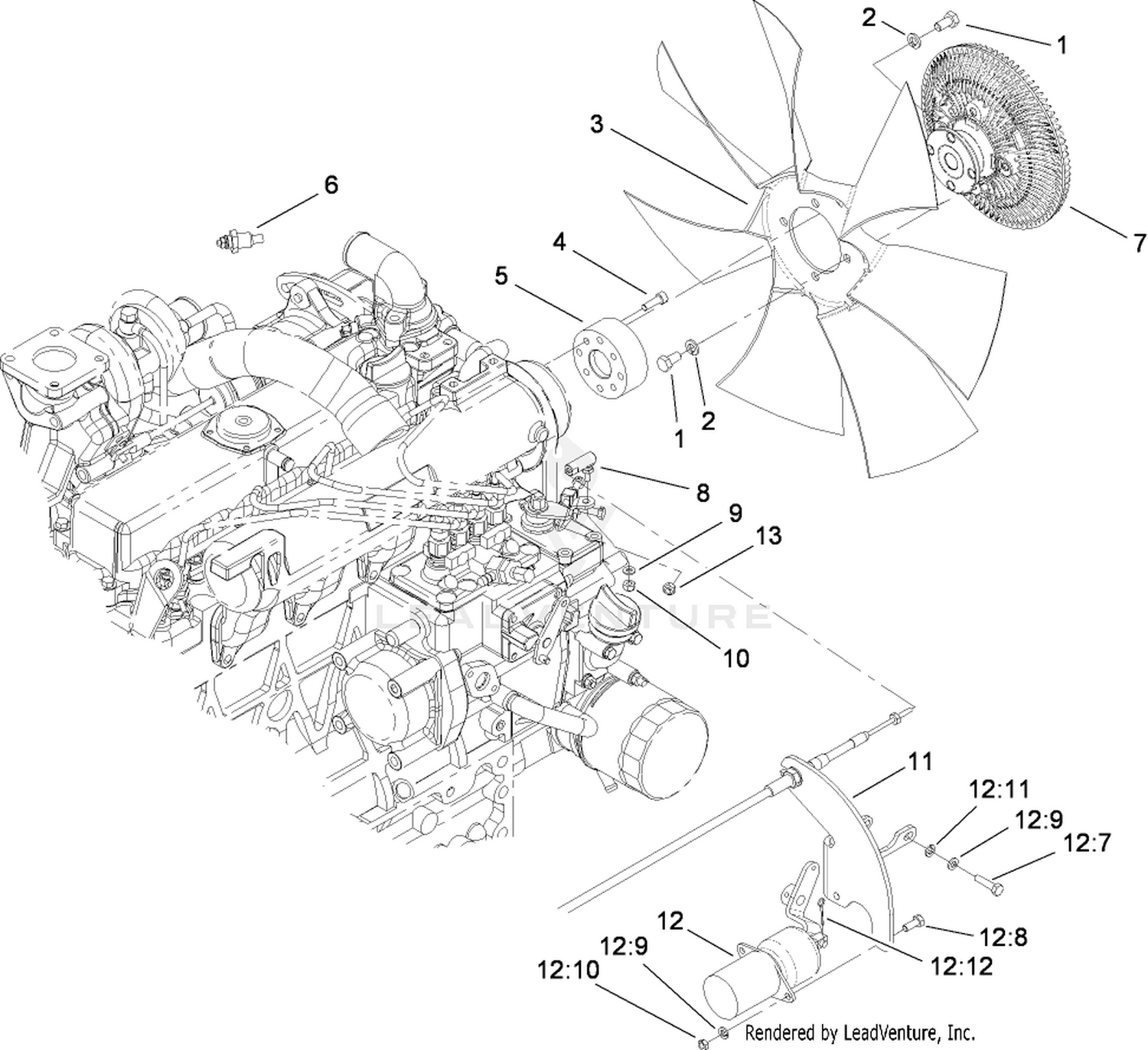 Fan and Solenoid Assembly