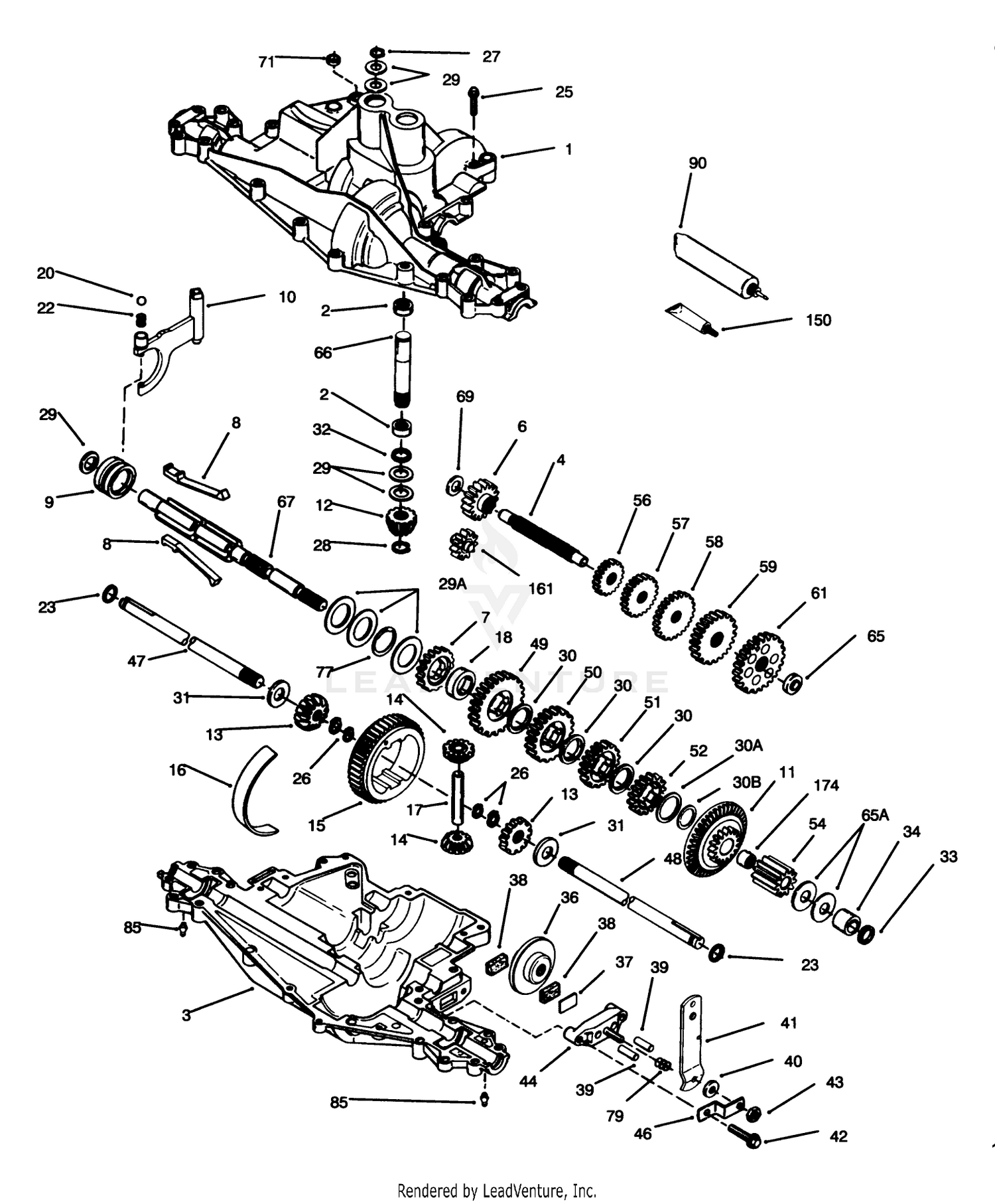 Peerless Transaxle Model No. 915-019