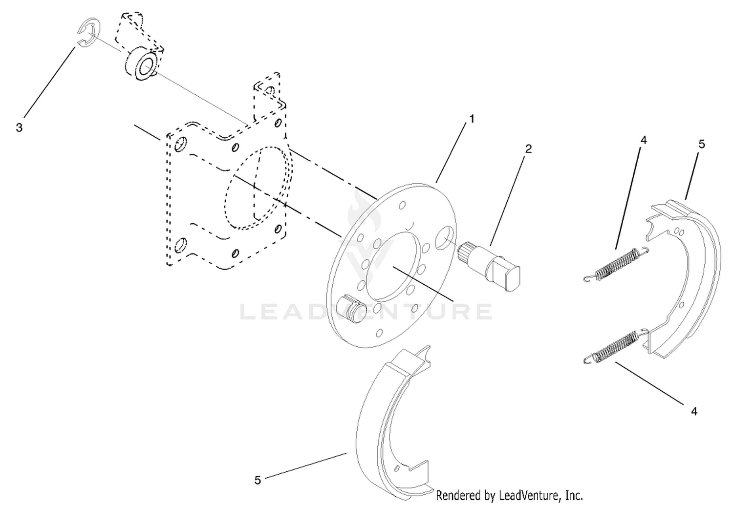Brake Assembly No. 104-7705