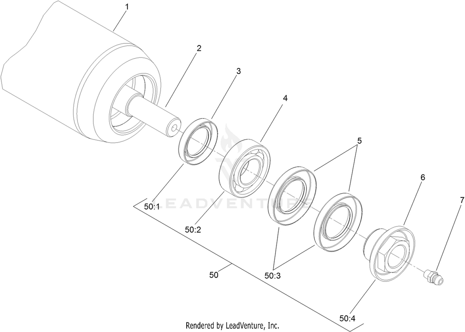 Optional Full Front Roller Assembly No. 137-6127