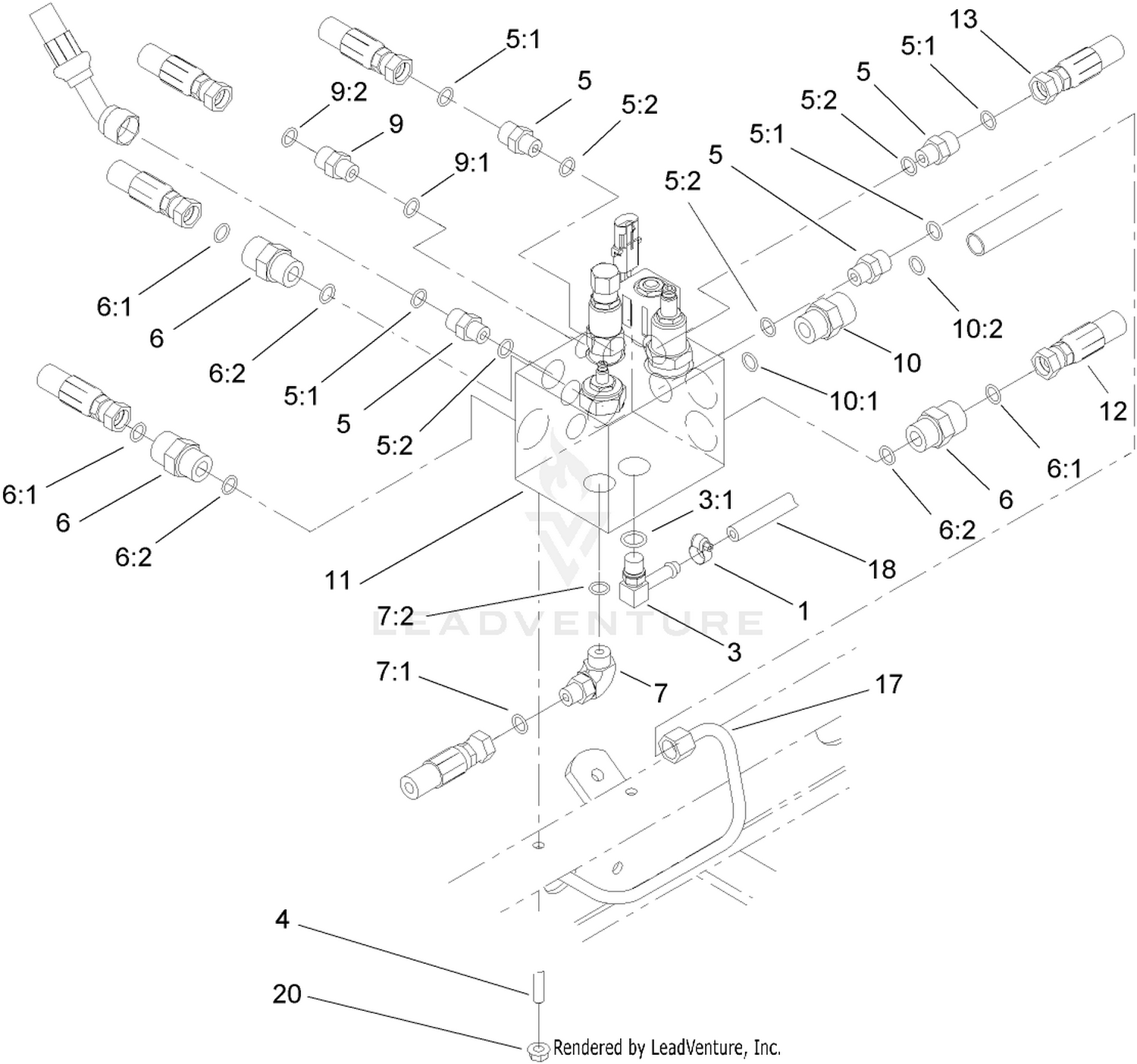 Manifold Block Installation Assembly