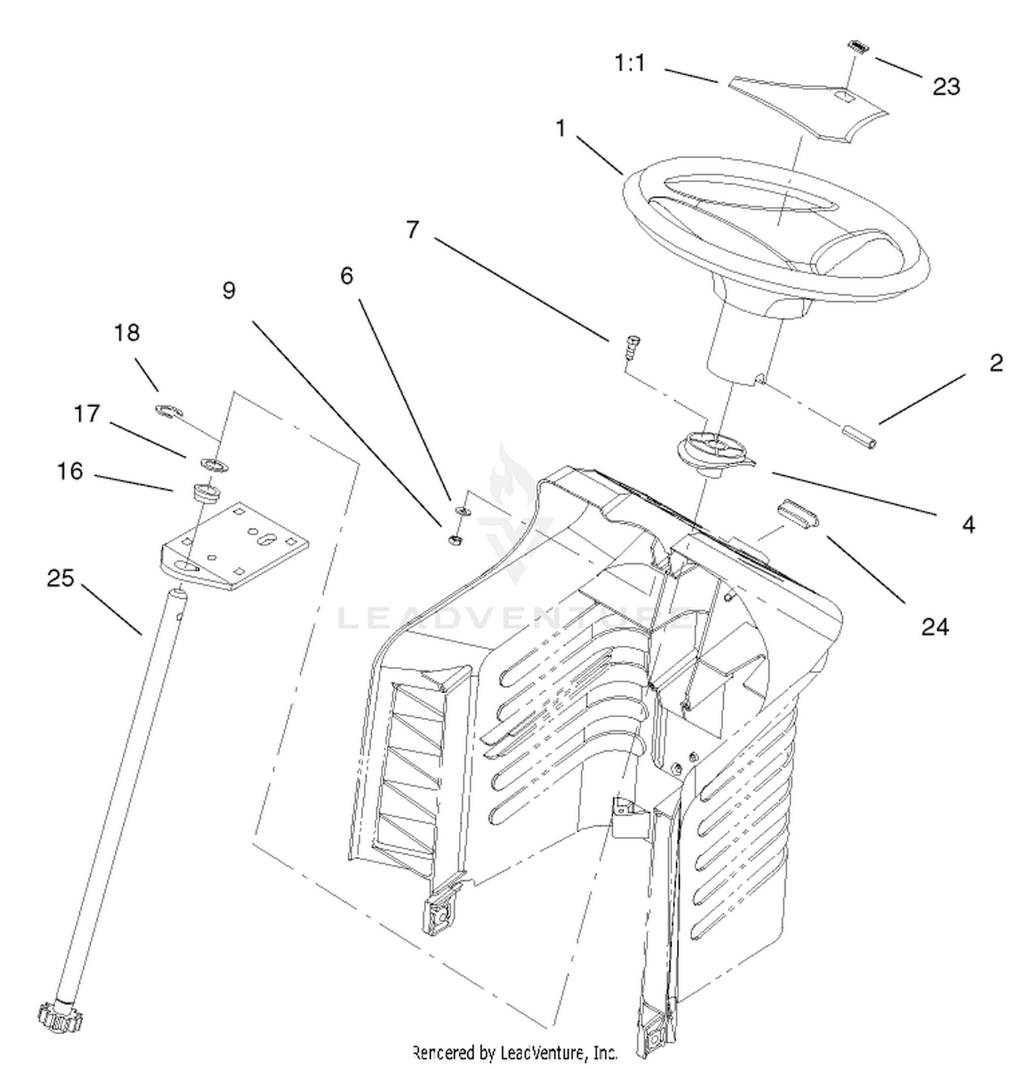 Fixed Steering Assembly