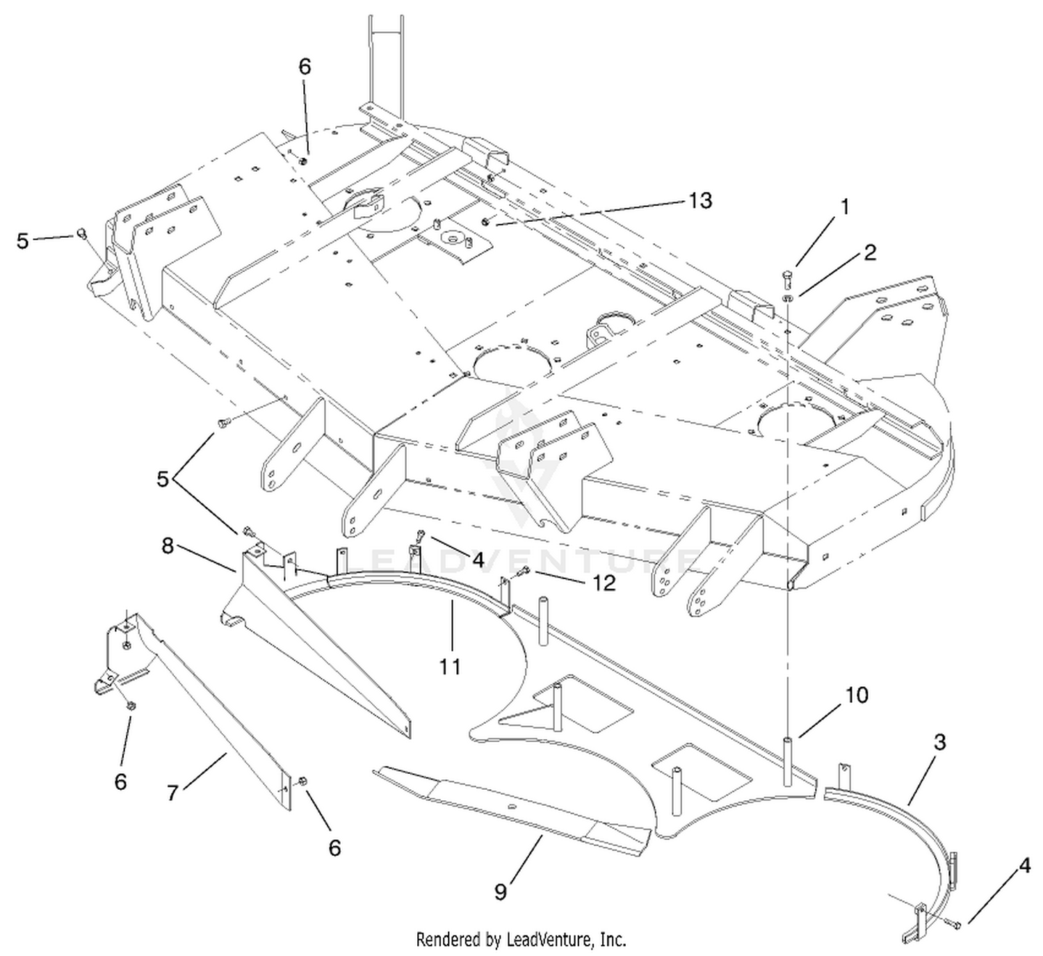 Shelf  Deflectors Asm