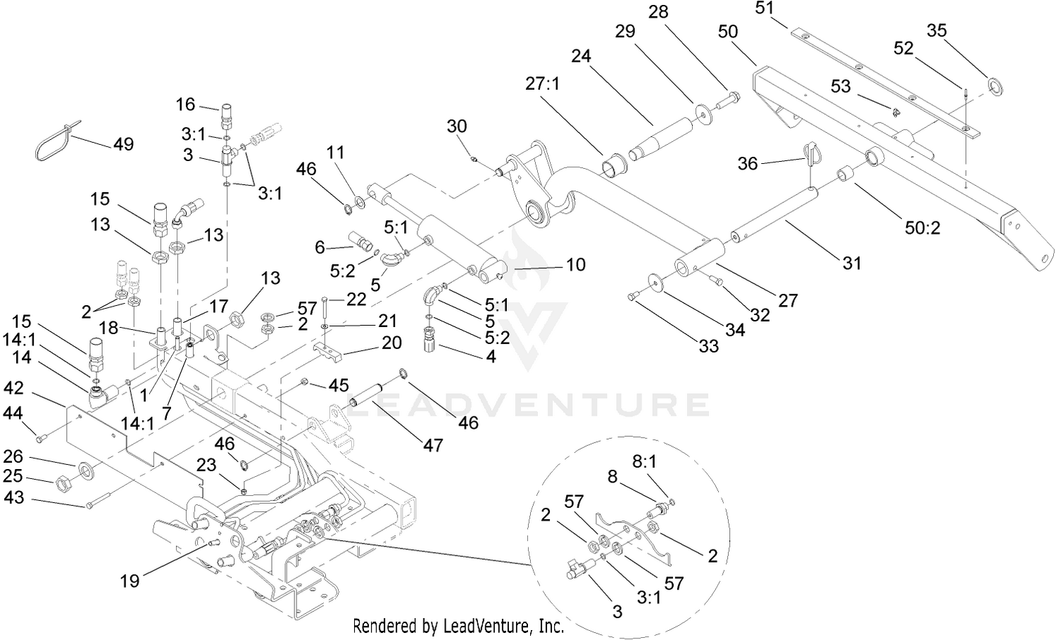 Rear Lift Arm Assembly