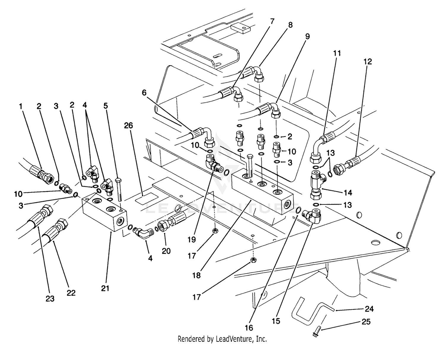 Front Hydraulic Manifolds