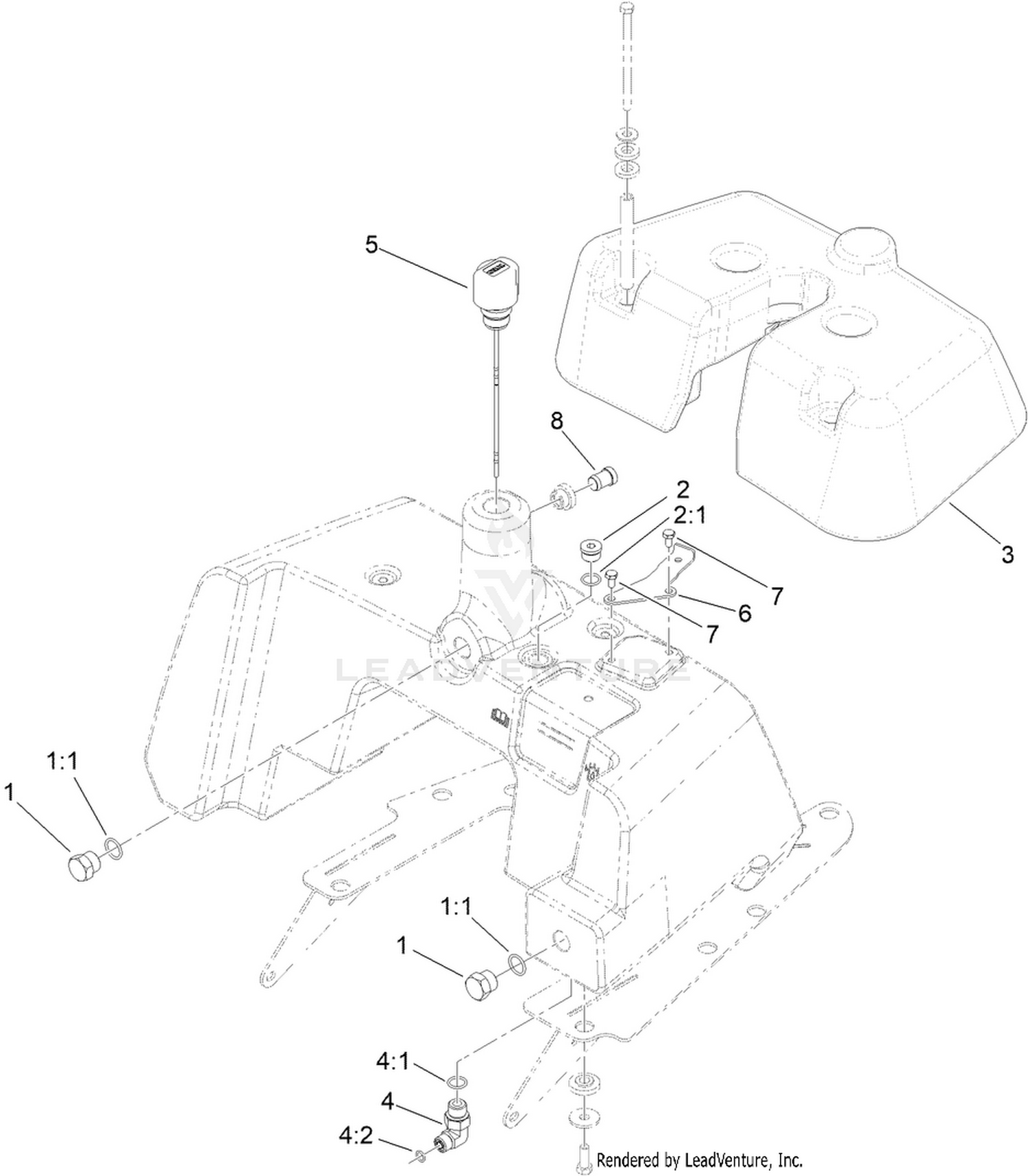 Hydraulic Tank Cover Assembly