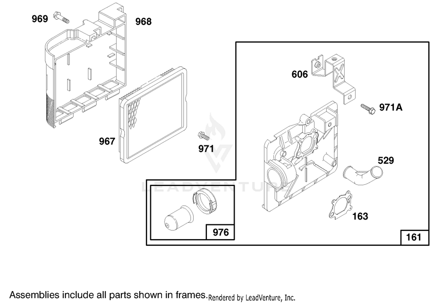 Engine Briggs  Stratton Model 12h802-0658-01 5