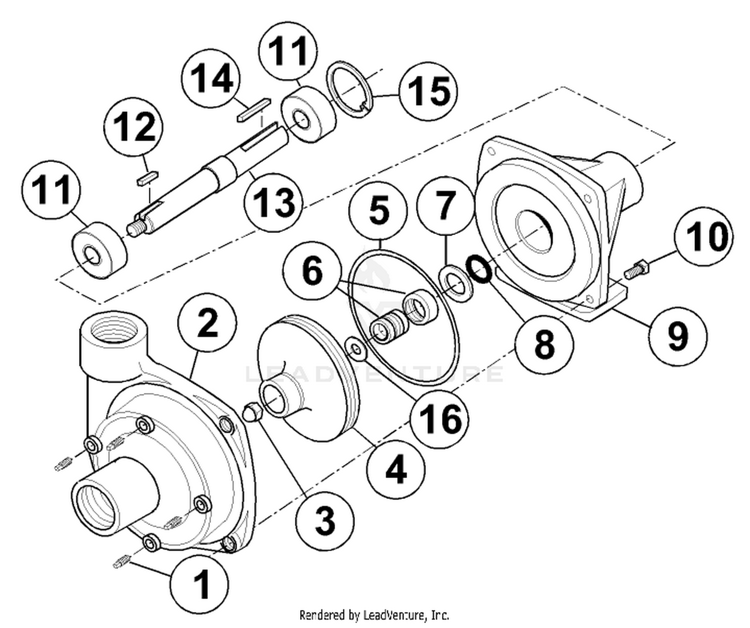CENTRIFUGAL PUMP (93-6505)