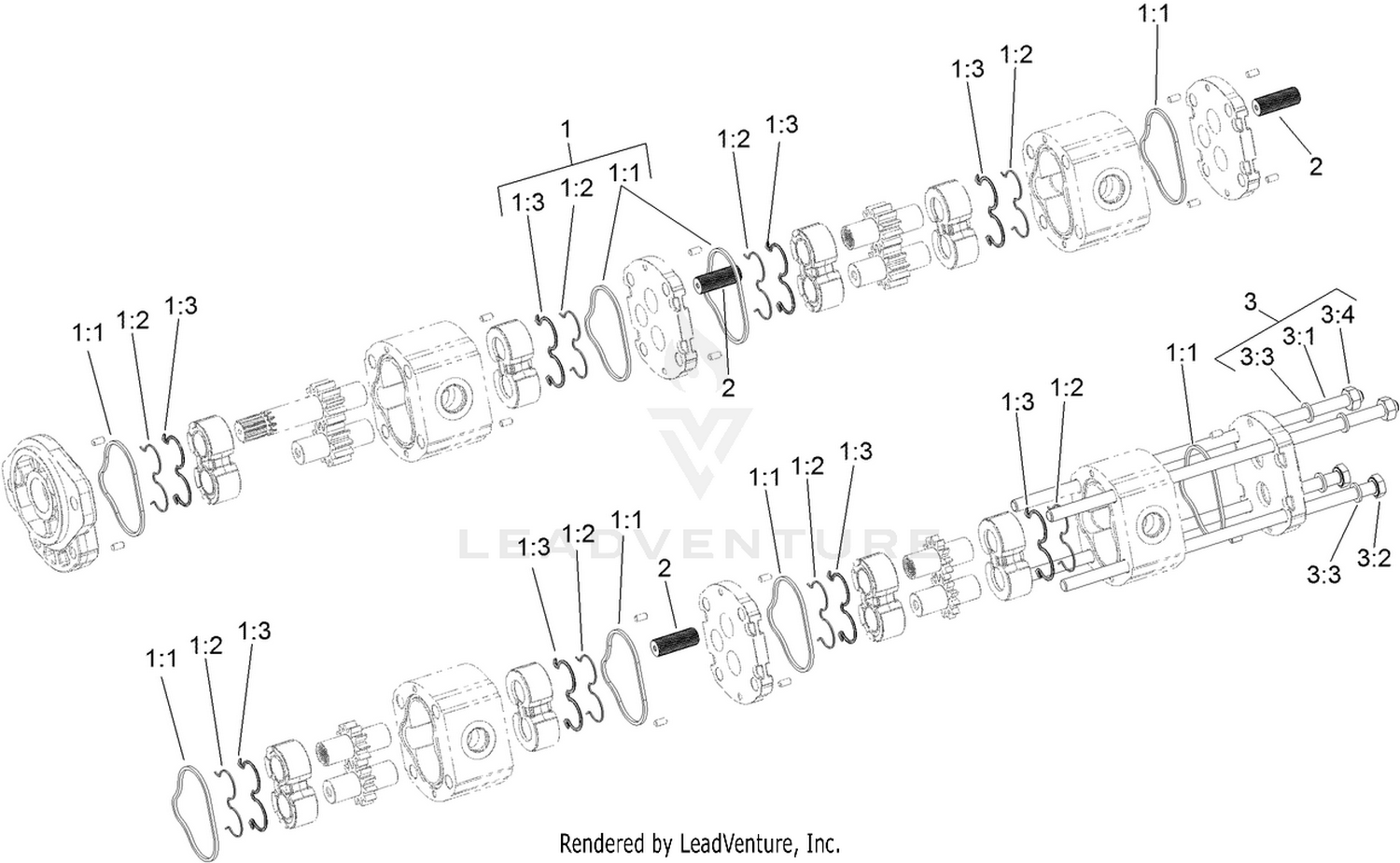 Gear Pump Assembly No. 107-4547