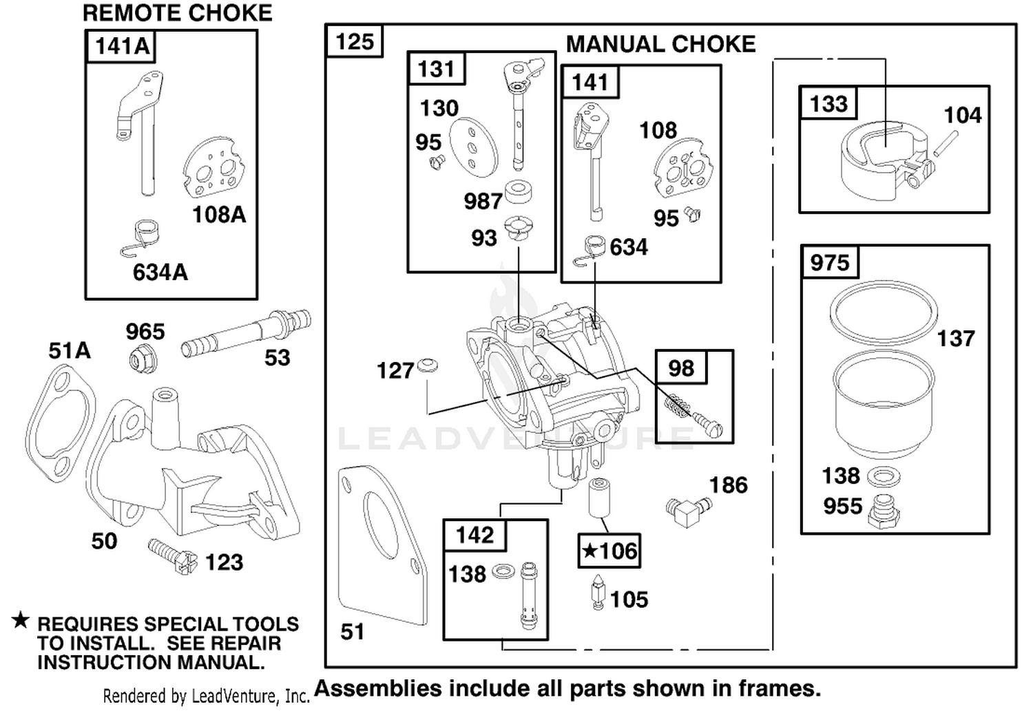 Engine Briggs  Stratton Model 195707-0421-E1 3
