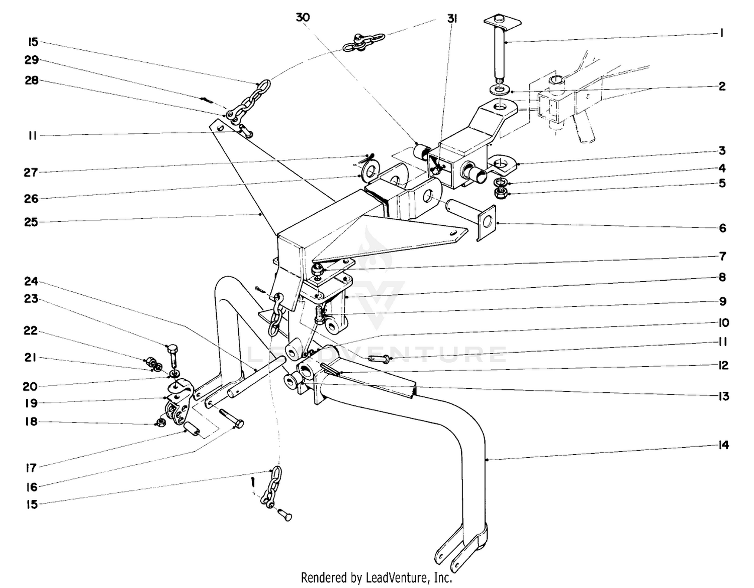Three Point Hitch Parts List
