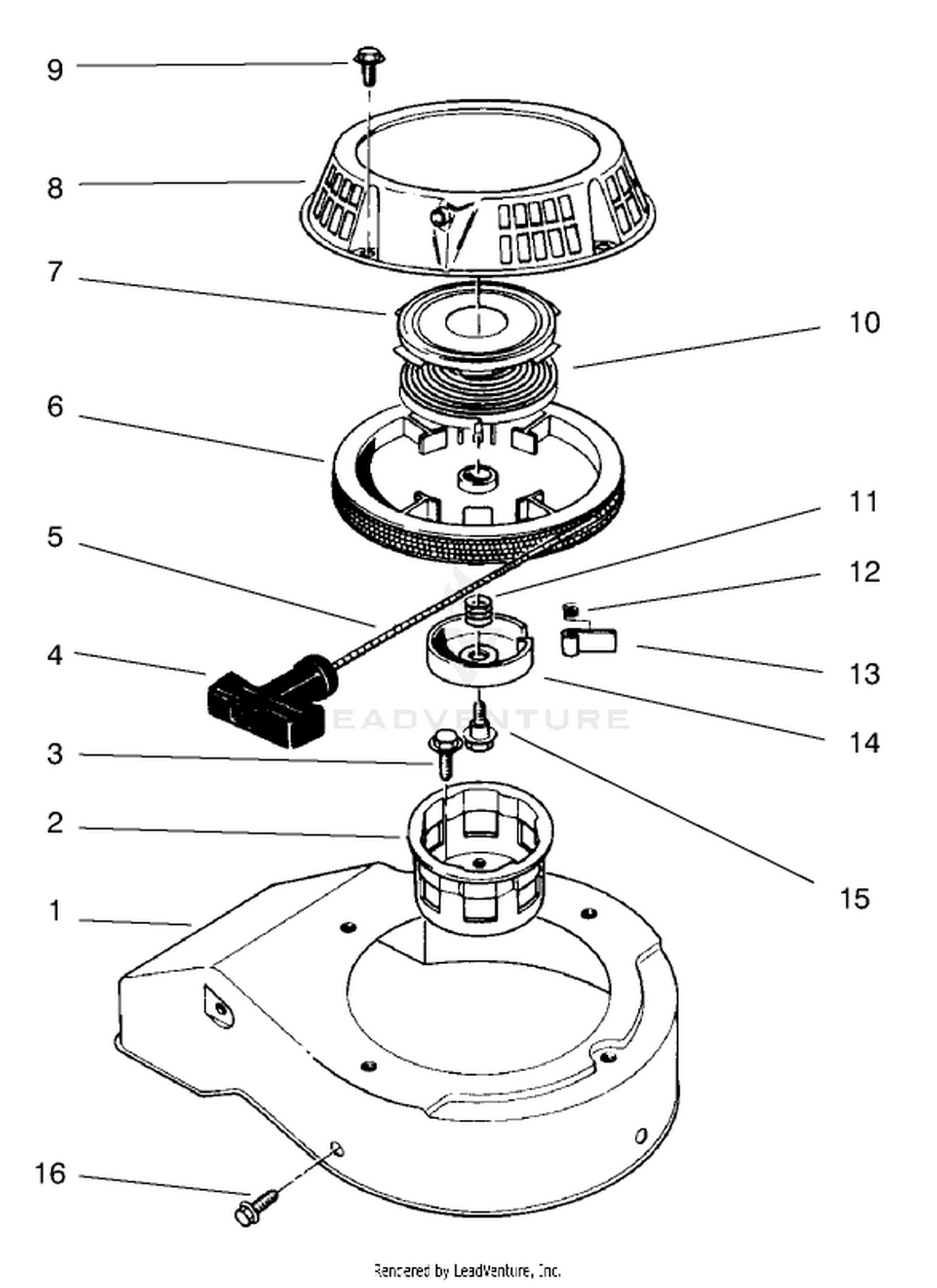 Recoil Assembly (model No. 47pt6-3)