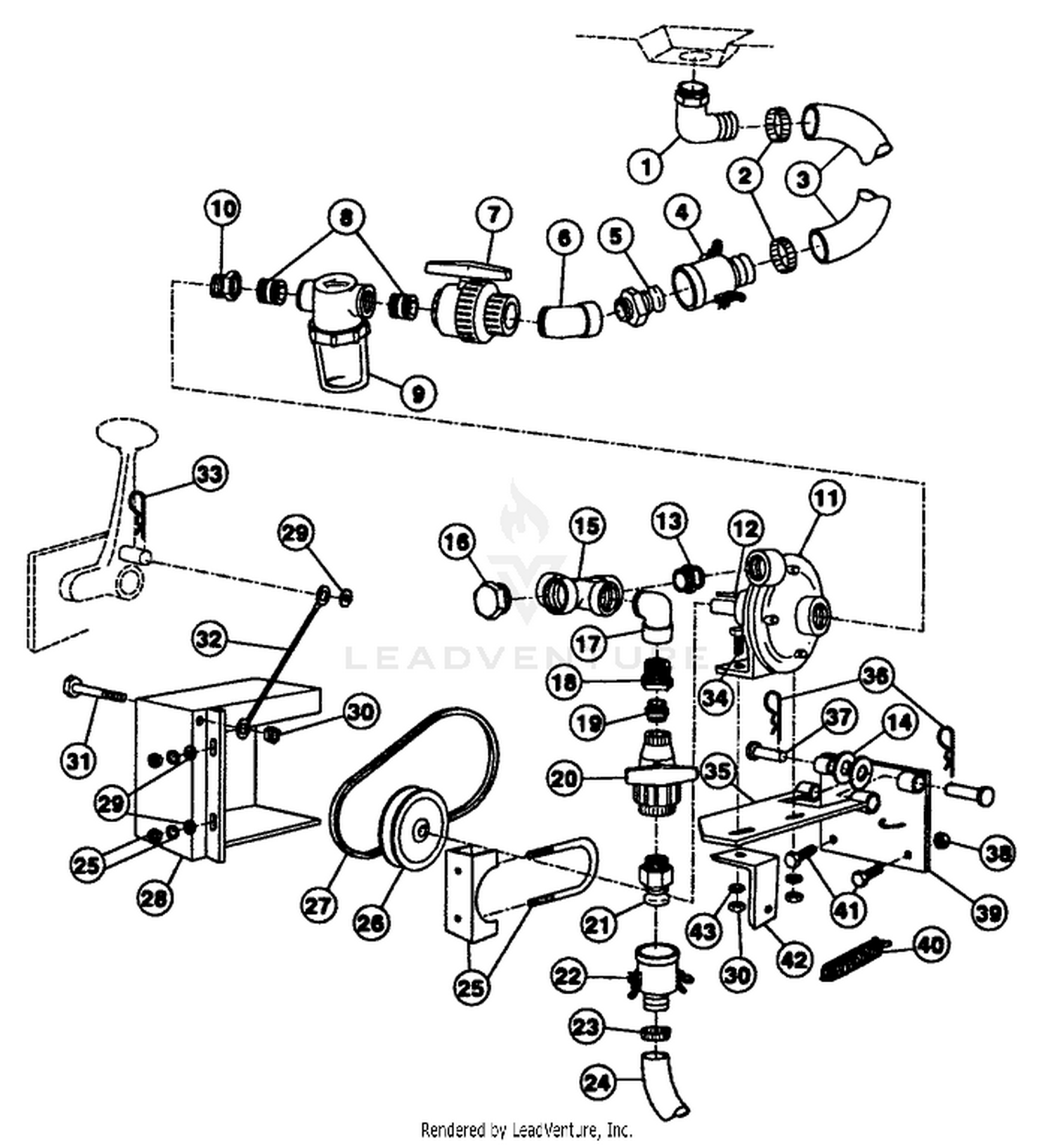 SPRAY SYSTEM PUMP COMPONENTS