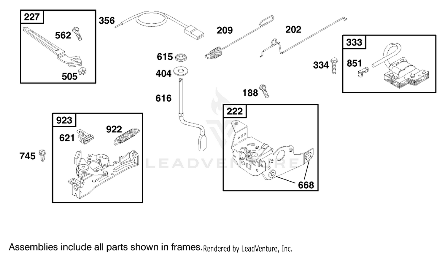 Engine Briggs  Stratton Model 12h802-1767-E1 4