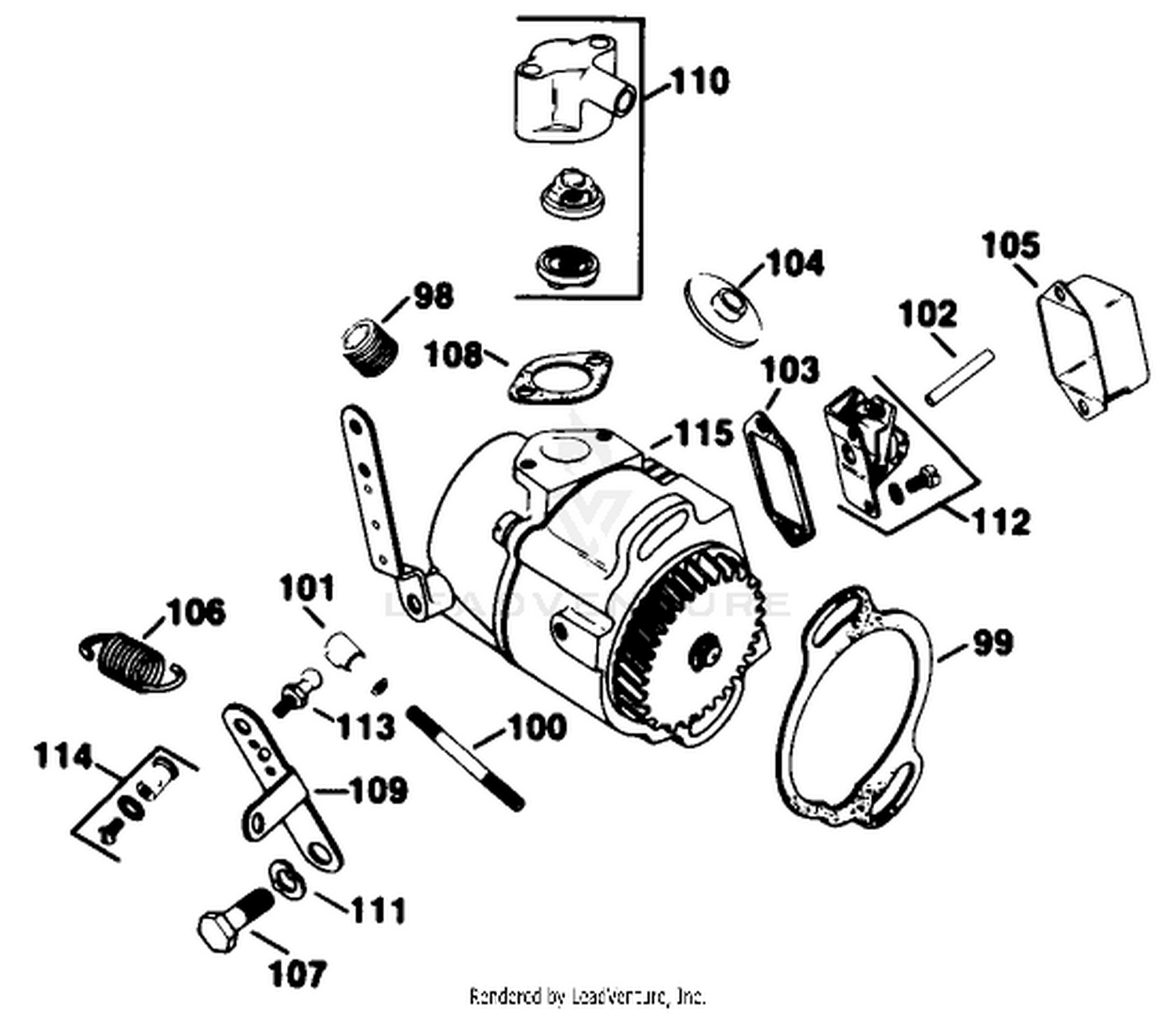 Engine Model No. K582qs Type No. Ps-36315 (continued) Governor-Group 17