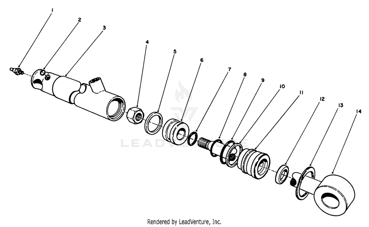 Hydraulic Cylinder No. 68-9700