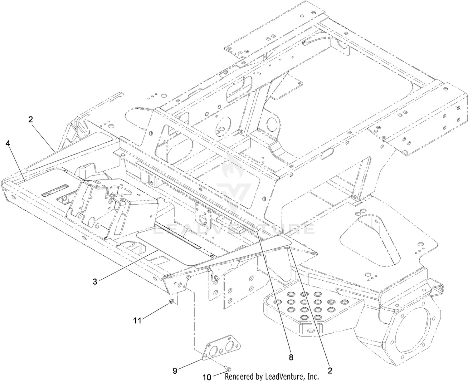 Front Frame Assembly No. 119-3872