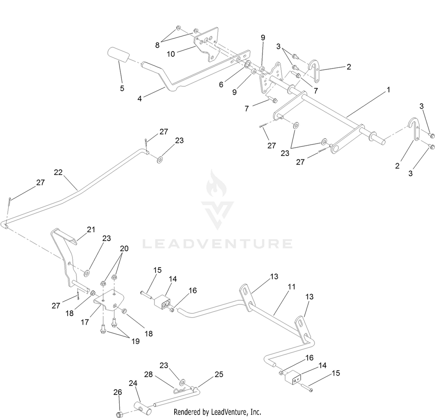 Deck Lift Assembly