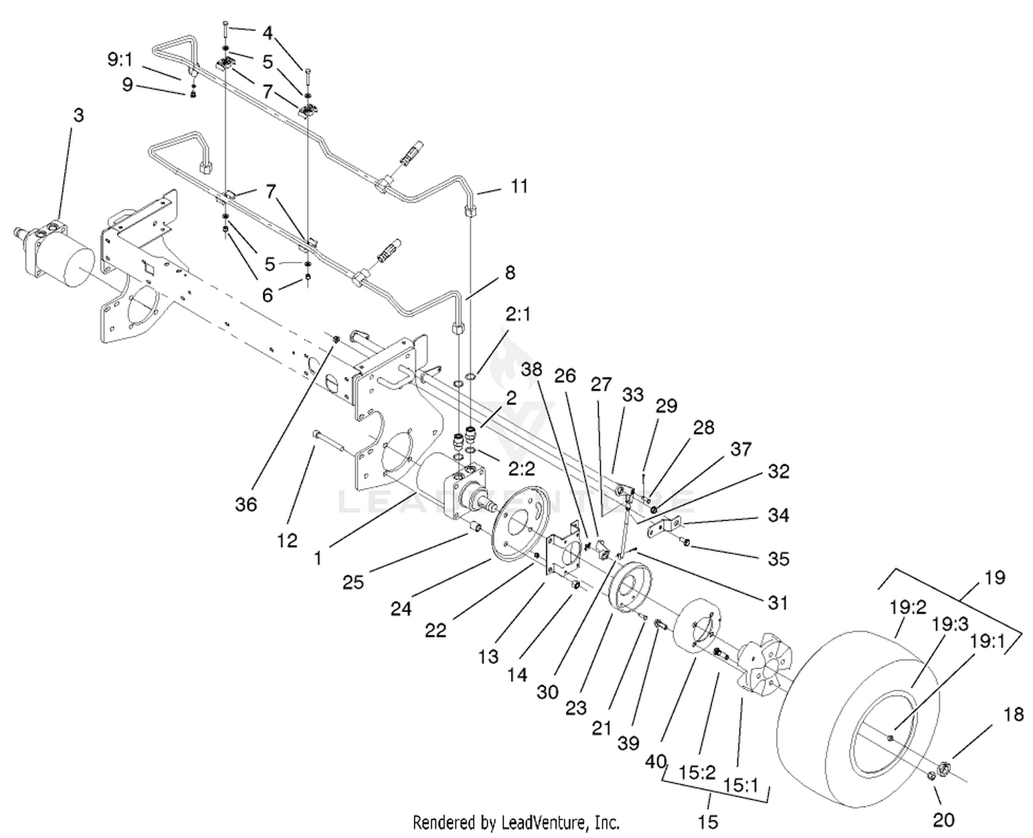 Front Wheel And Brake Assembly