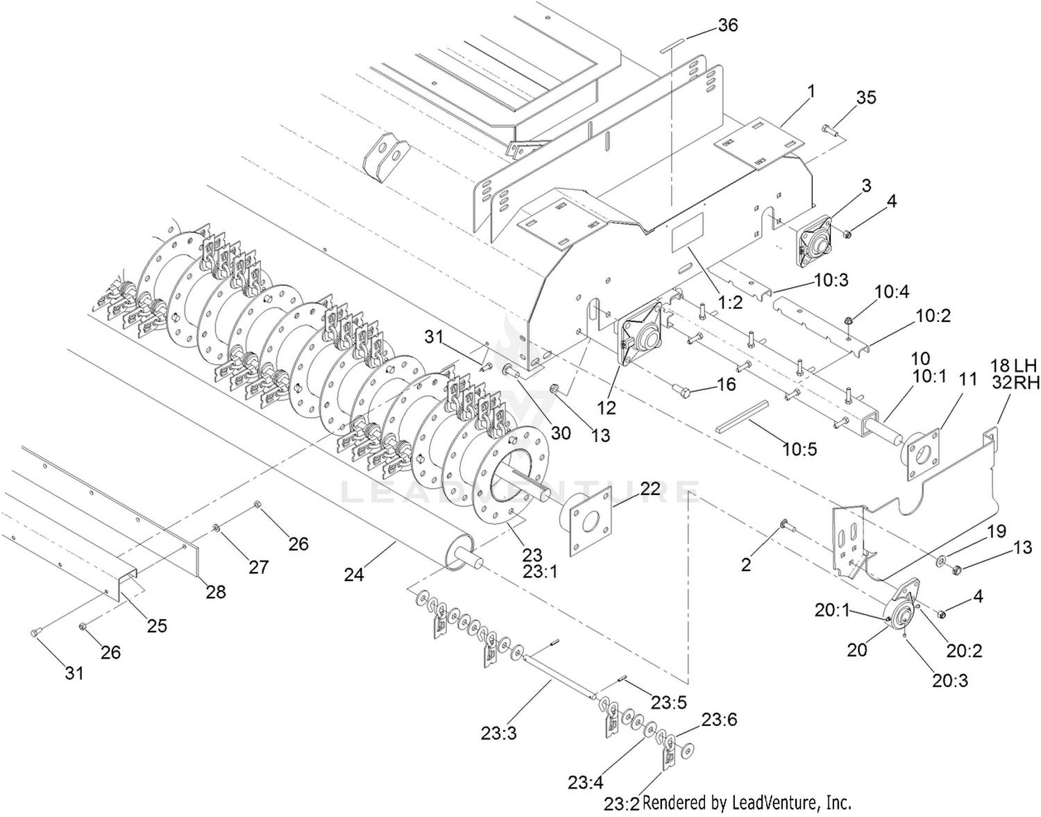 Rotor and Skirt Assembly