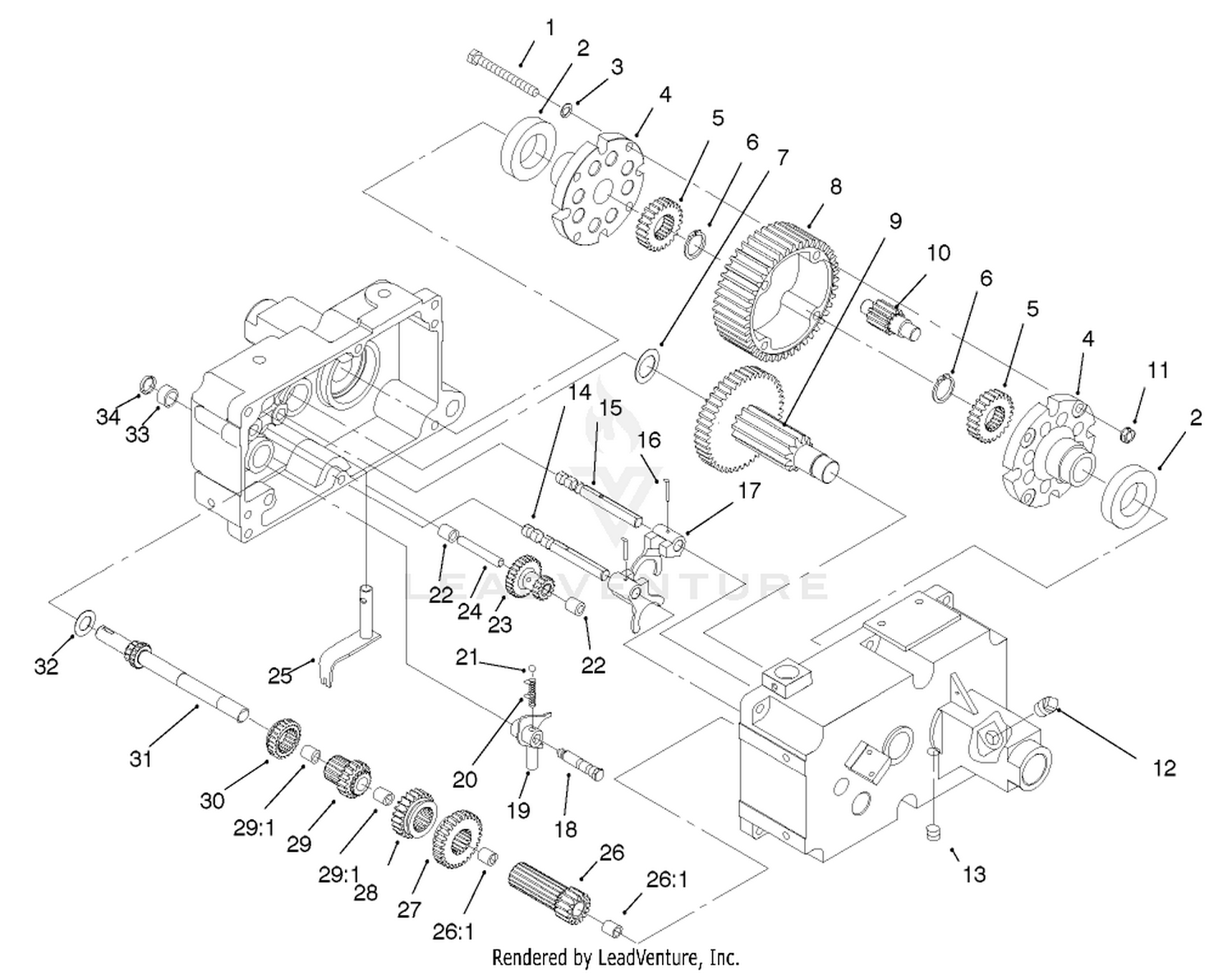 Transmission 8-Speed 8 Pinion (continued)