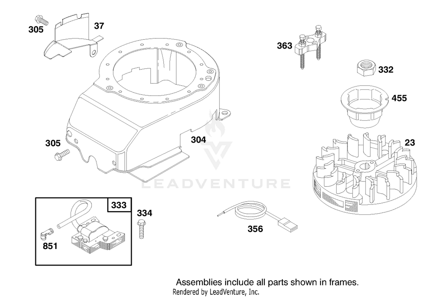Engine Briggs  Stratton Model 12h802-0658-01 7