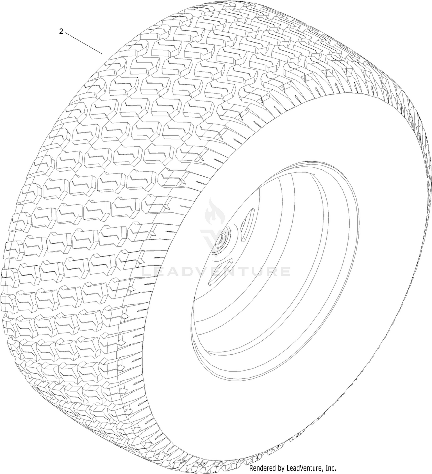 Tire Assembly No. 139-7534