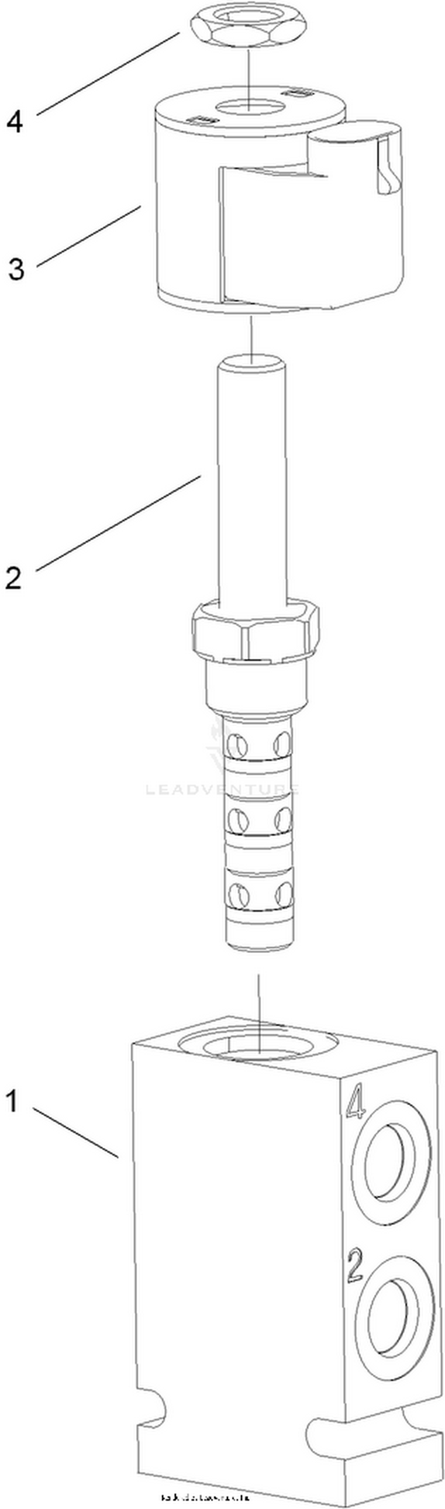 Steering Selector Valve Assembly No. 115-0280