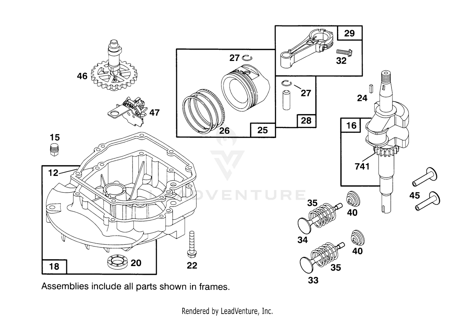 Engine Briggs  Stratton Model 12e802-0620-01 2