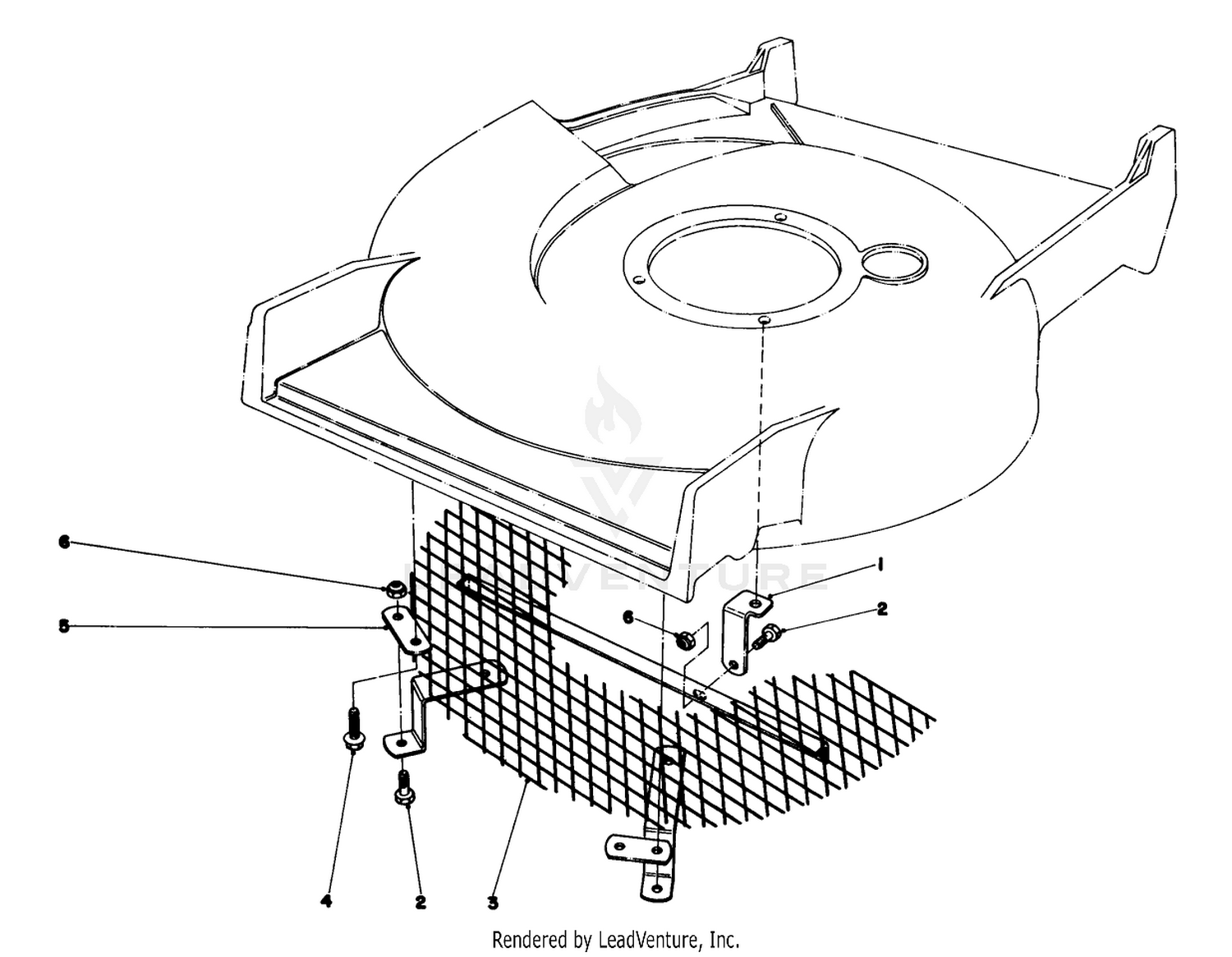 Leaf Shredder Kit No. 59105 (optional)