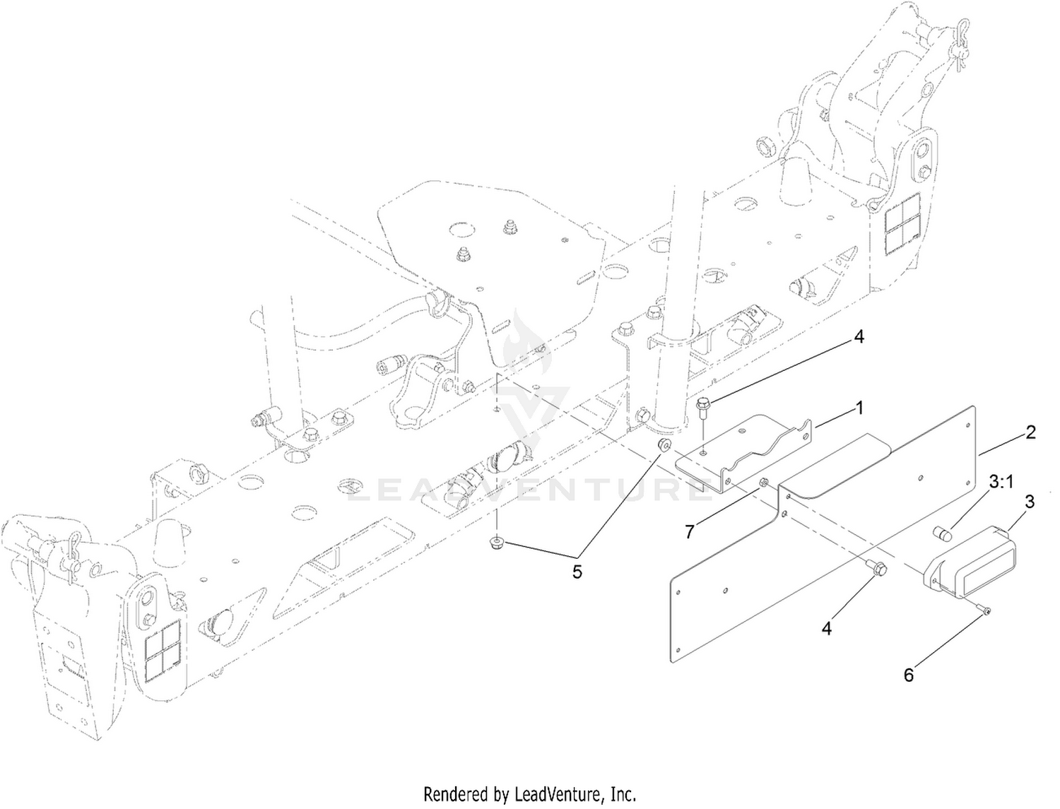 License Plate Kit No. 120-8506