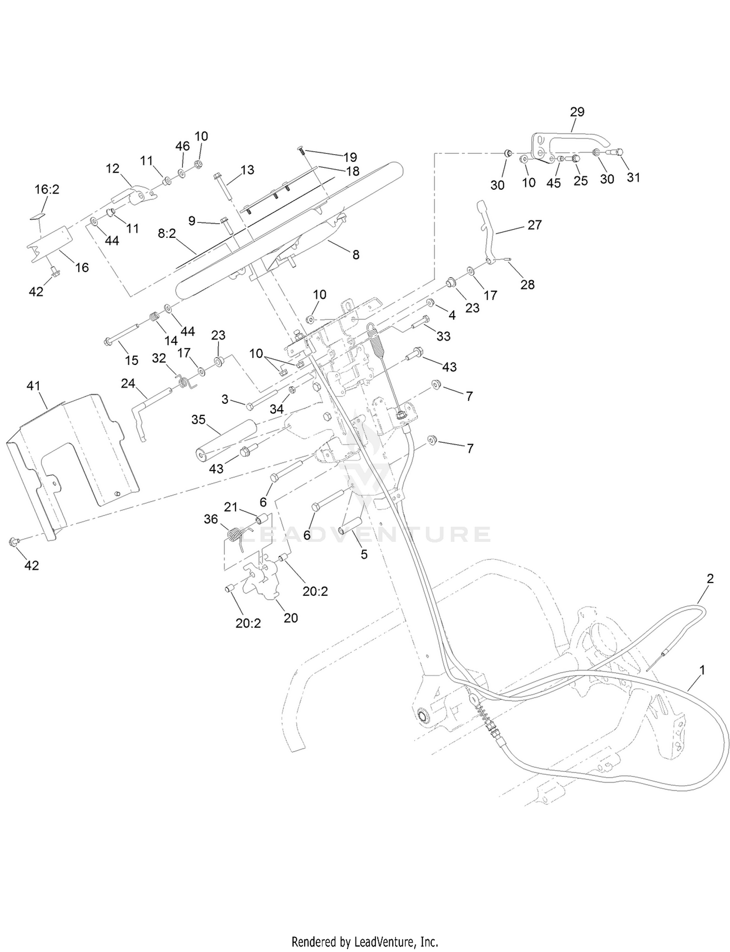 Upper Handle Assembly