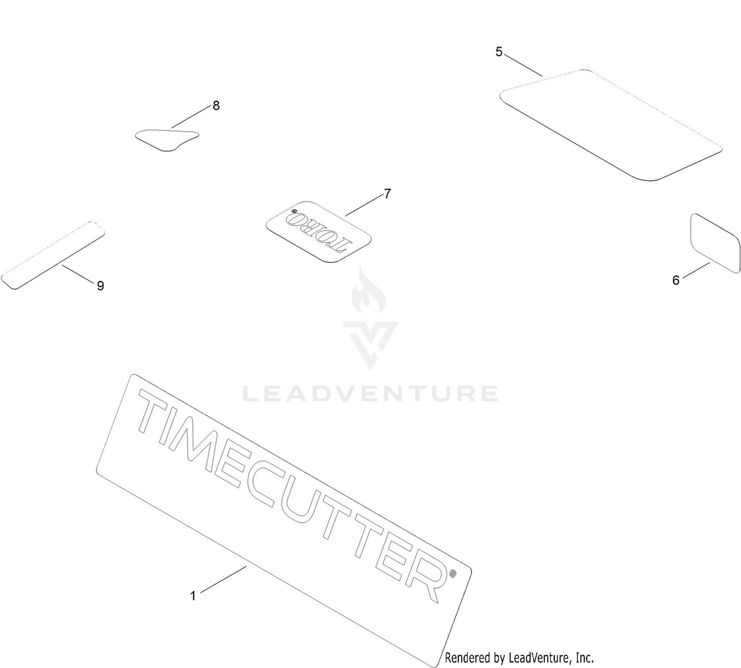 Model Specific Decal Assembly