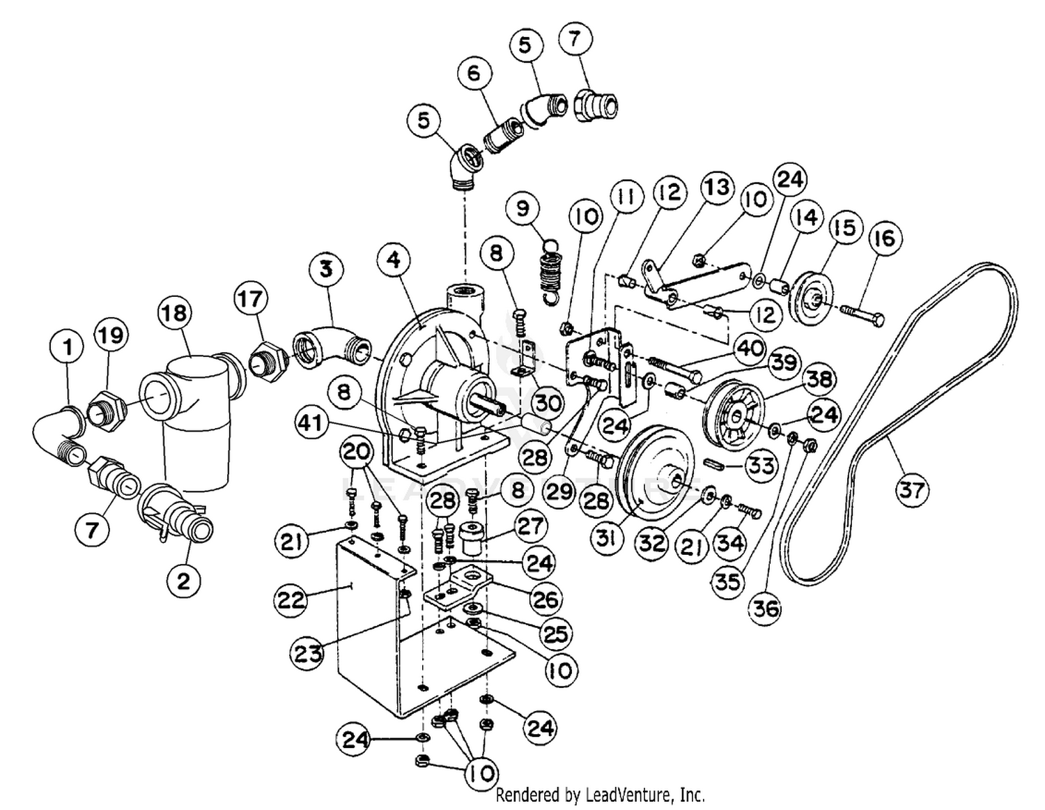 SPRAYER PUMP ASSEMBLY (3000)