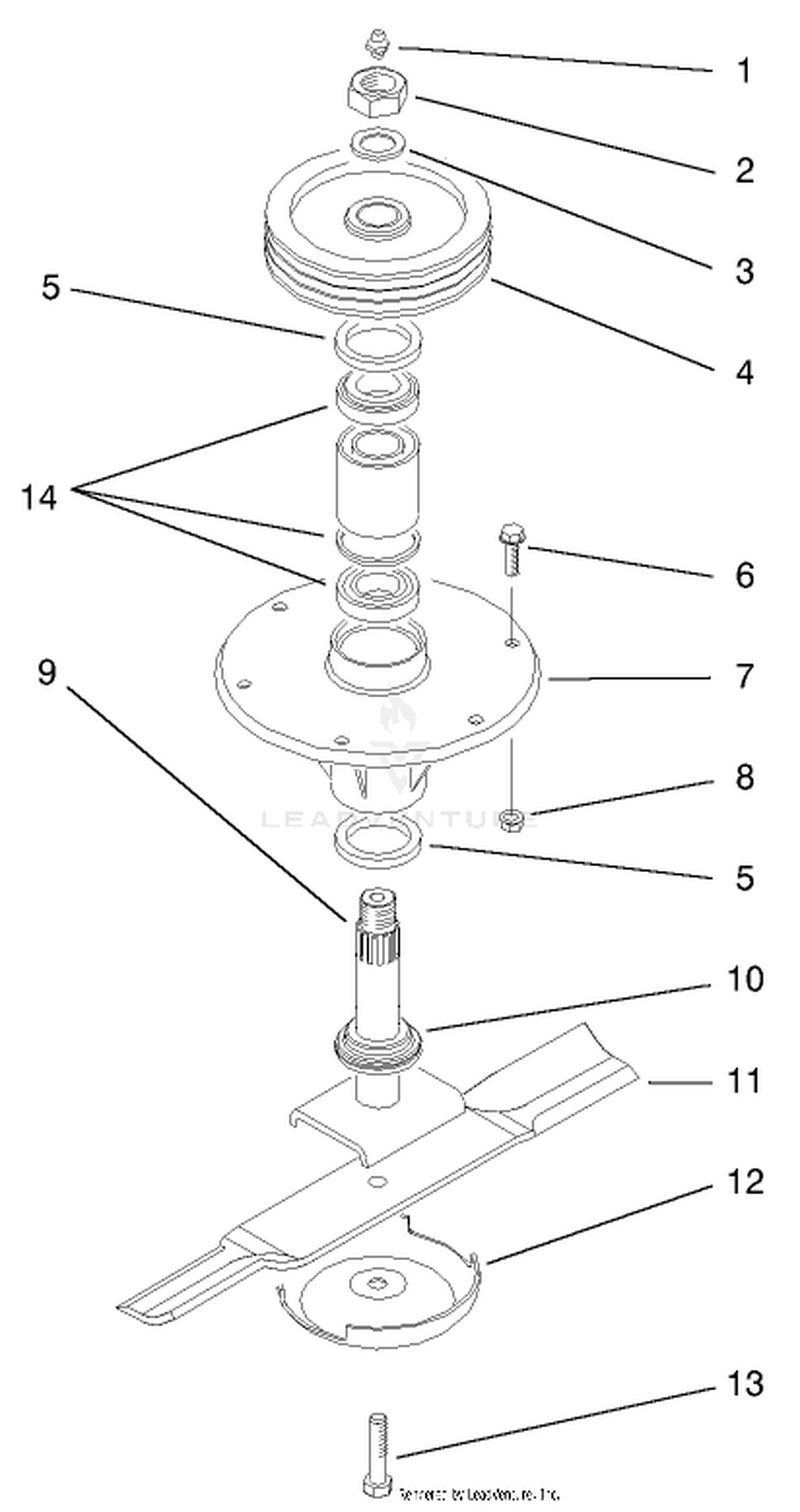 Center Spindle Assembly