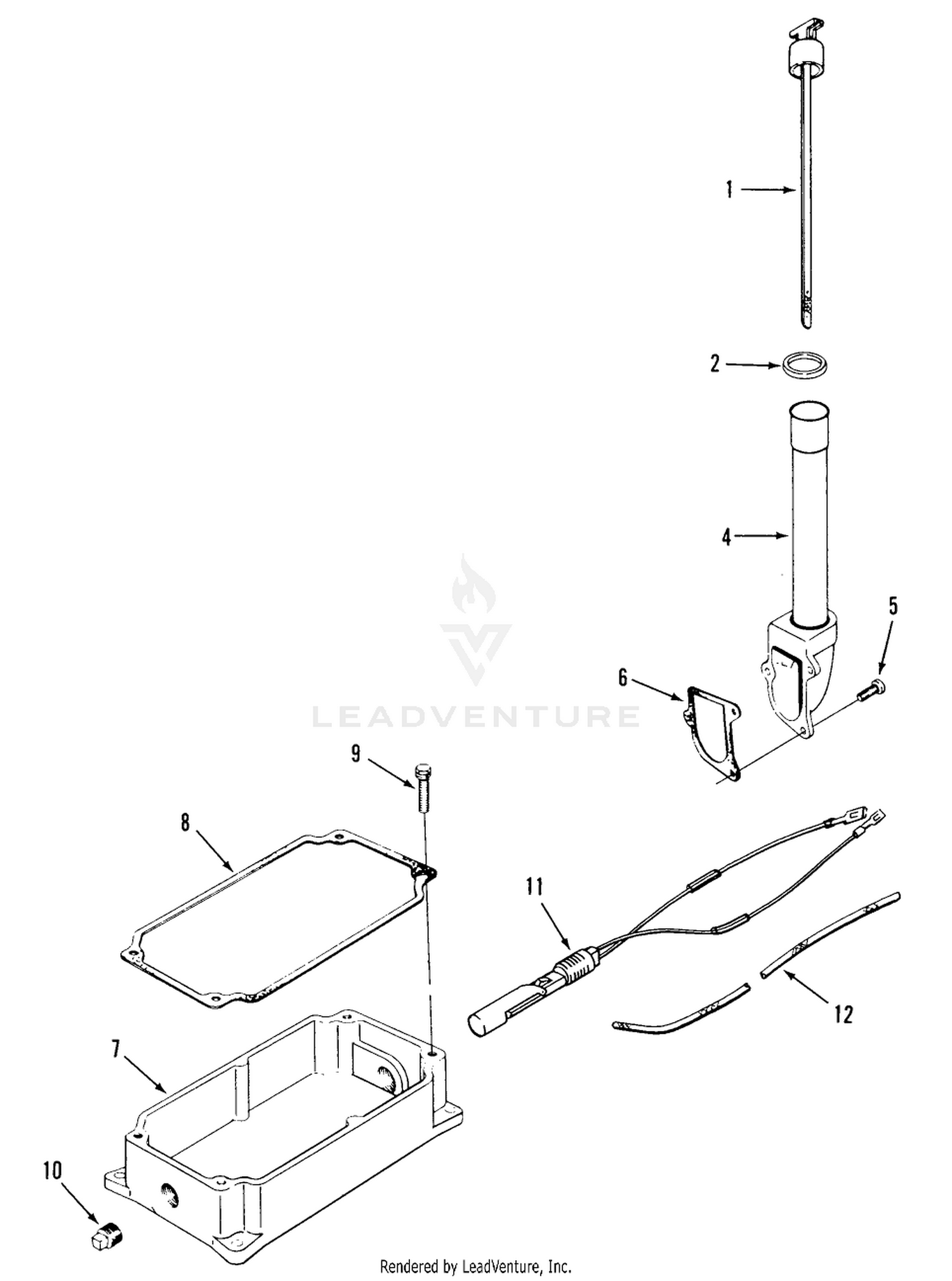 KOHLER OIL PAN  DIPSTICK