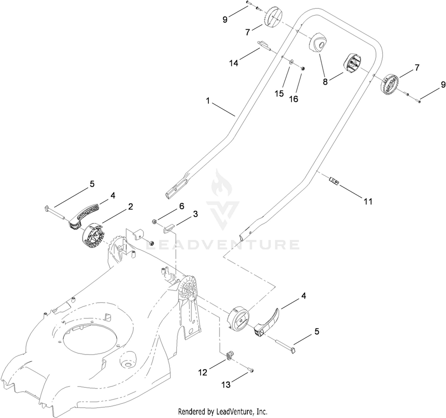 Lower Handle Assembly