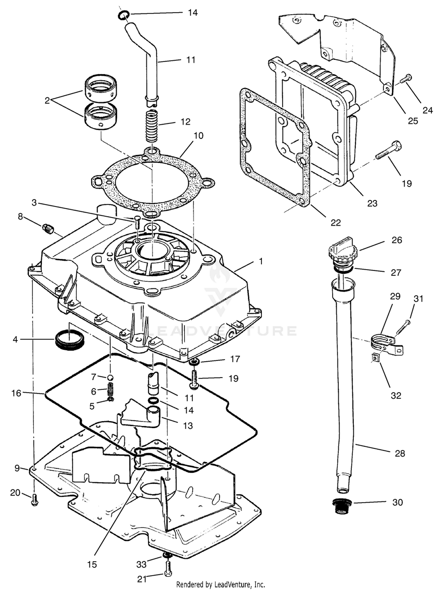Oil Base  Fill Tube Assembly