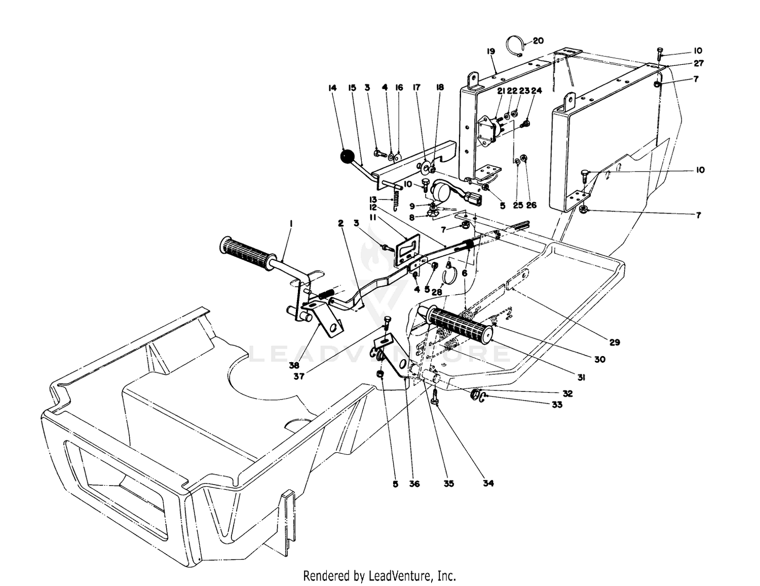 Brake  Clutch Pedal Assembly