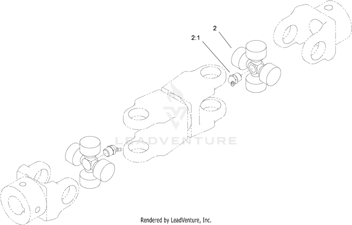 Drive Shaft Assembly No. 105-9536