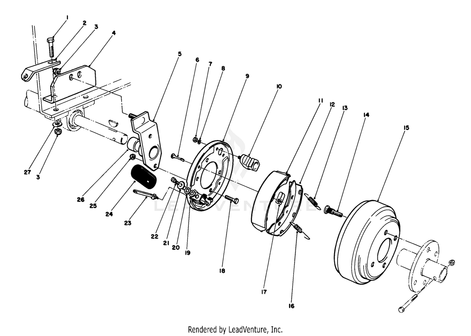 Brake Kit Model No. 30758 (optional)