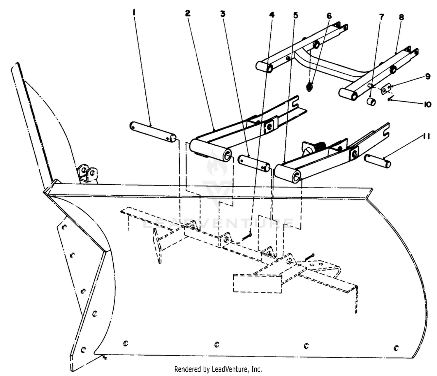 V-Plow Installation No. 30755 (optional)