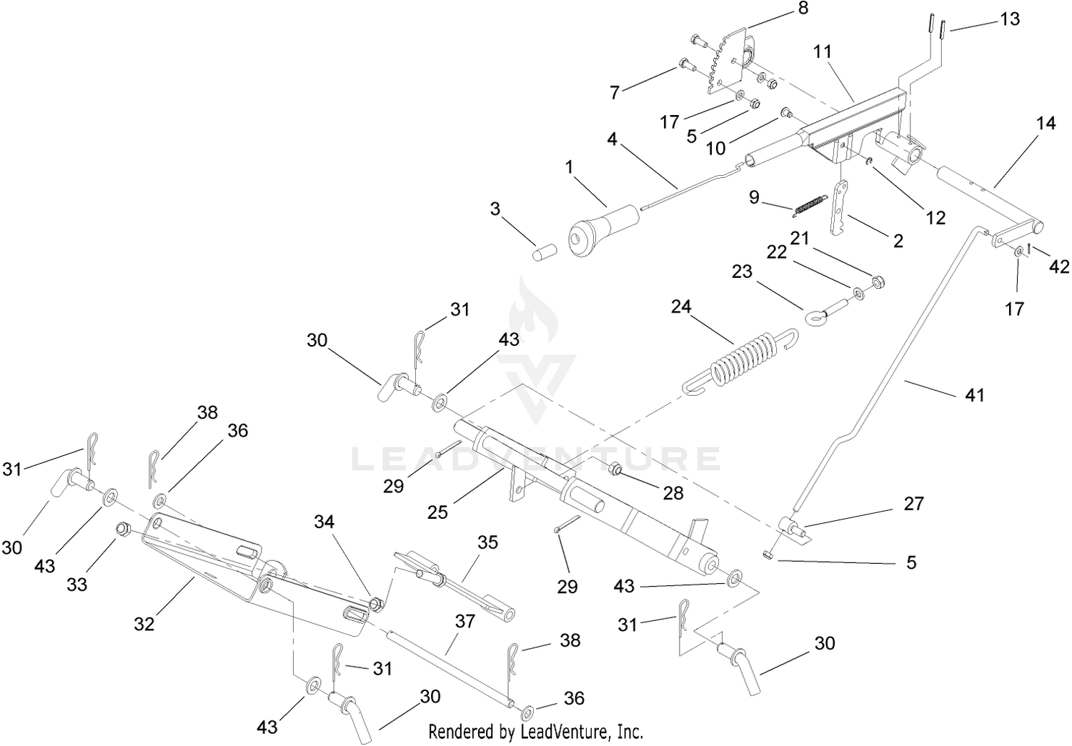 Mower Lift Assembly