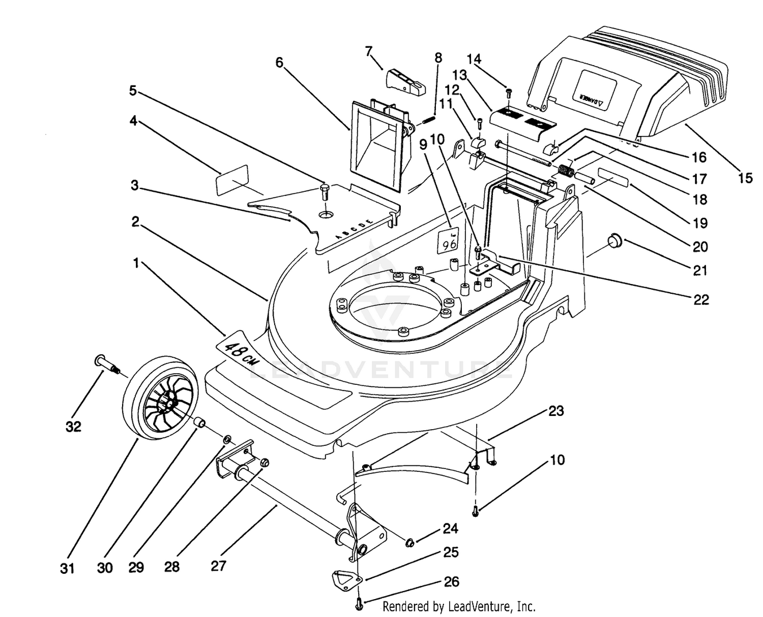 Housing Assembly (model No. 20906b)