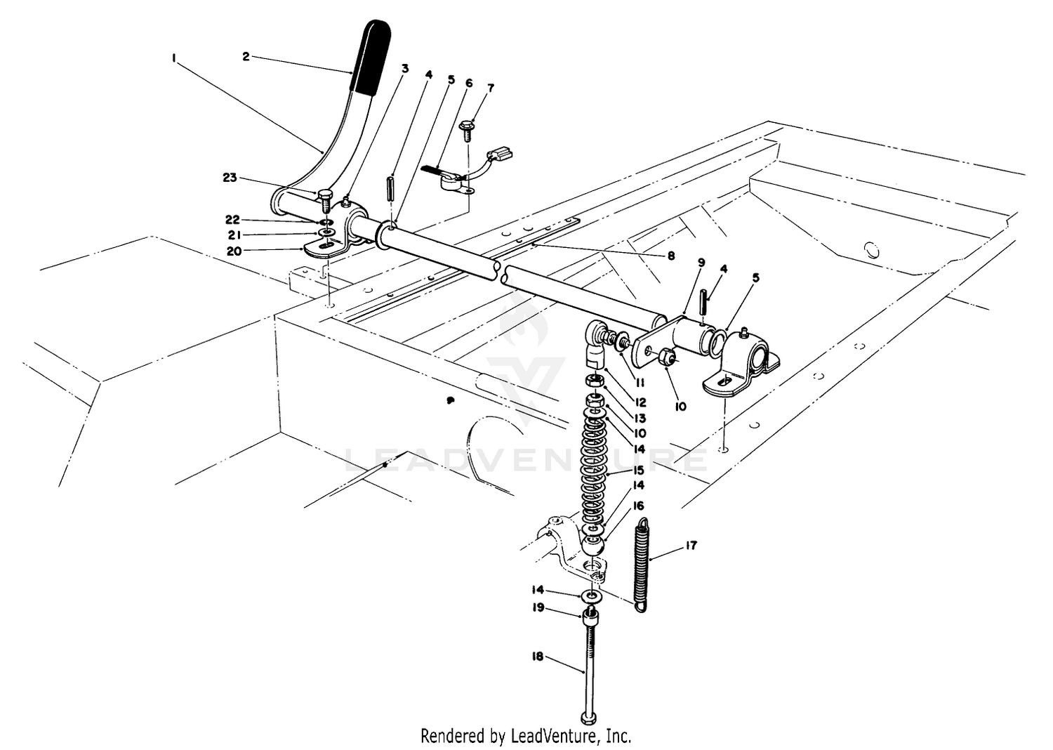 Power Take Off Lever Assembly