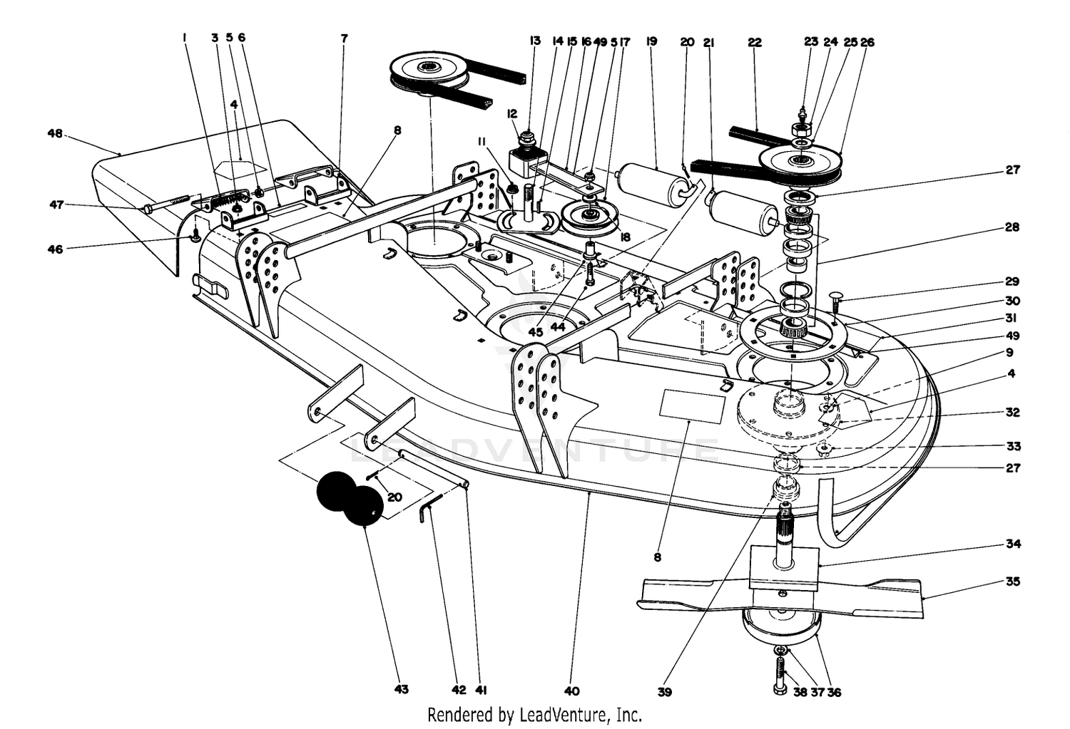 52" Cutting Unit Model No. 30555