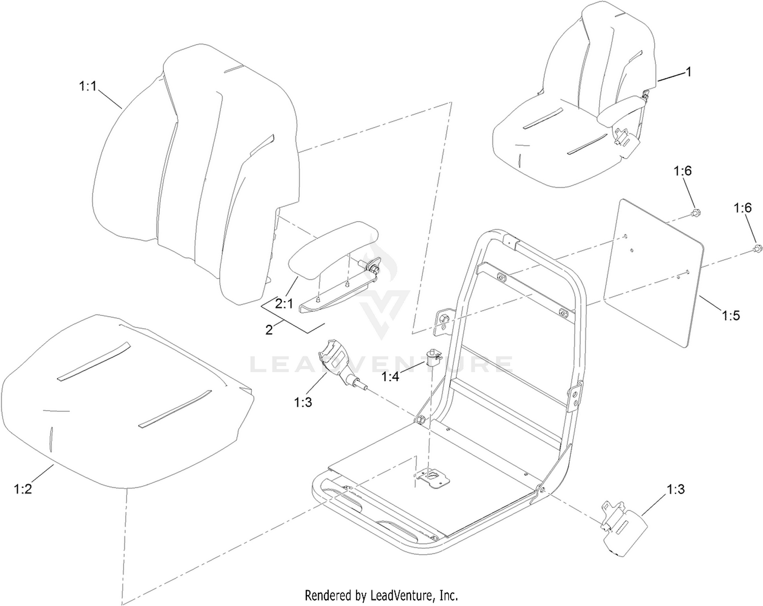 Seat Assembly No. 139-2700